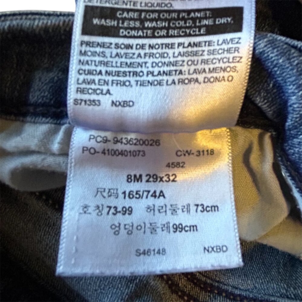 Levi’s Signature Bootcut Jeans 29x32 Medium Wash Stretch Denim Low Rise Y2K - Picture 11 of 11